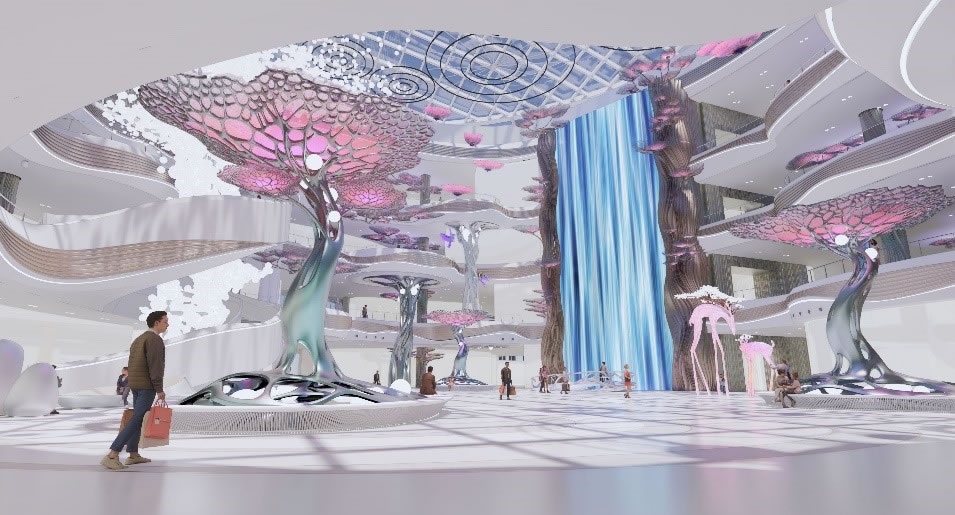 ?？趪H免稅城全球獨家定制 AURA天際秘林助力免稅消費升級